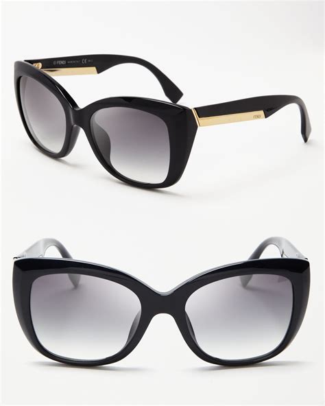 fendi oversized 57mm sunglasses|fendi sunglasses frames cat eye.